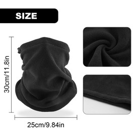 MIVAIUN Pack of 2 Winter Loop Scarf Soft Elastic Neck Warmer Windproof Ski Mask Tube Scarf Warmer for Skiing Running Cycling Sports Neckerchief Motorcycle Multifunctional Scarf (Pack of 2), Pack of 2