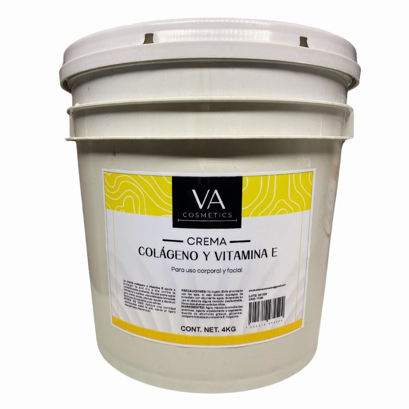 Crema Con Colageno Y Vitamina E Corporal Facial Spa 4