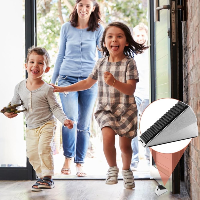 FACAICAI Door Stopper Heavy Duty Stoppers Wedge Tall Door Stop