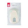 Rayher Paper Craft Punch with Tag Design, Lever Punch for