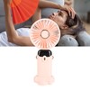 Mini Handheld Fan ABS Portable Digital Display USB Charging Foldable