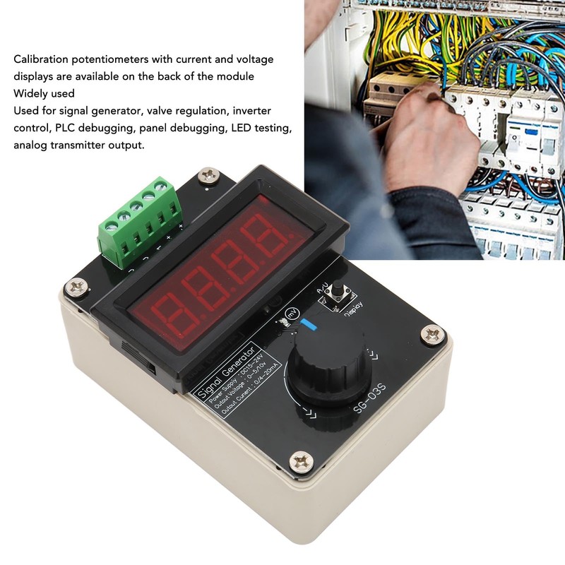 Yoidesu Generador de Señal Dual, Simulador Analógico de Corriente de