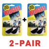 Wedgees 2-Pair Eyeglass Retainers and Eyewear Holders (Black Sport)