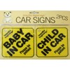 Baby in car signs