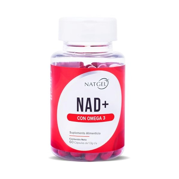 NatGel NAD Omega 3 NAD Puro de 500 Mg por