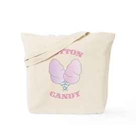 CafePress Cotton Candy Tote Bag Reusable Natural Beige Canvas Shopping Bag