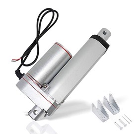 ECO-WORTHY Heavy Duty 12V 330lbs/1500N 2 Inch Stroke Linear Actuator Duarable Motor with Mounting Brackets (12V DC 2'') IP54 Waterproof Linear Motion Actuator Multi-Functions