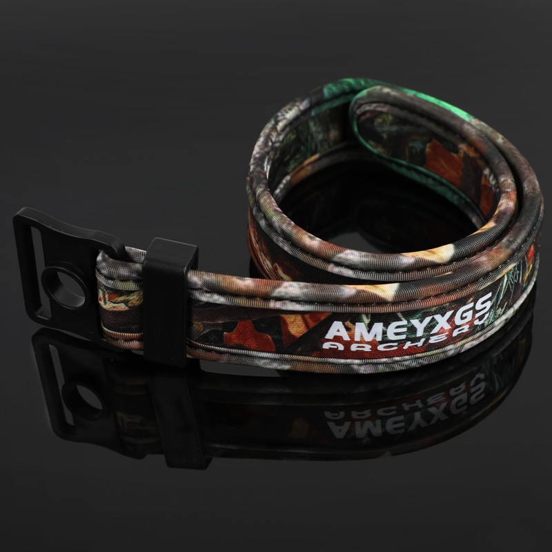 ZSHJGJR Archery Neoprene Bow Wrsit Sling Black/Camo, Camo
