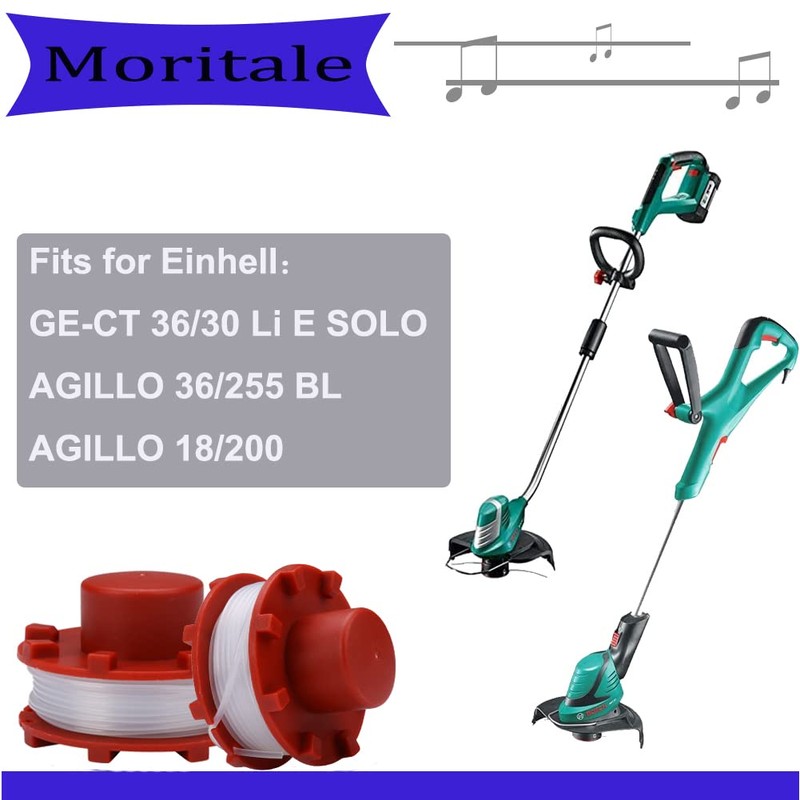 Moritale Thread Spools Replacement for Einhell GE-CT 36/30 Li E