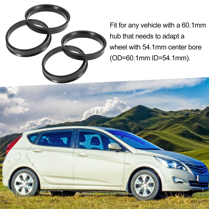 A ABSOPRO Hub Centred Rings 54.1 mm to 60.1 mm