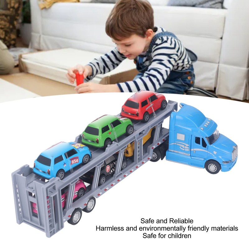 Transport Truck Toy 1/48 Scale Simulation Pull Back Collectible Cars
