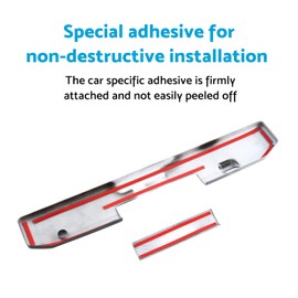 MAX COOL Rear Tail Gate Tailgate Handle Cover Suitable for Mitsubishi Triton L200 2023-2025