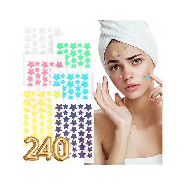 240pzs Mascarillas Estrella Para El Acne Espinillas Granos