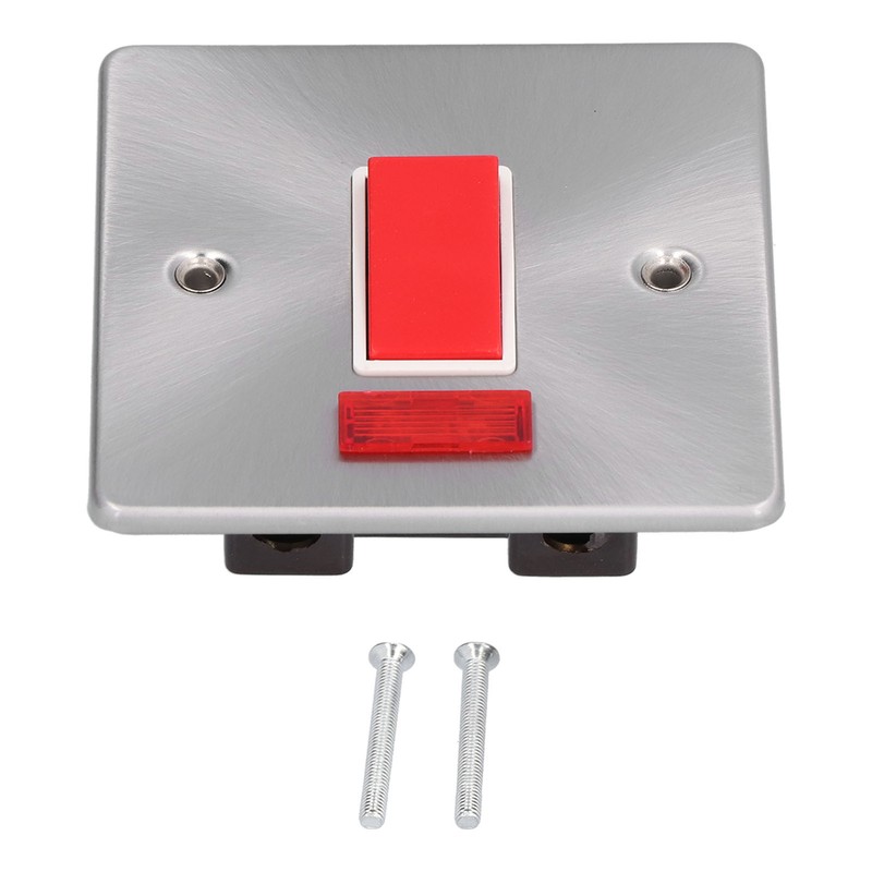 Wall Plate Switch Double Inlet Outlet 45A Air Conditioning Panel