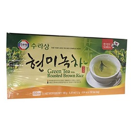 Surasang Korean Tea (Green Tea with Roasted Brown Rice, 1 Pack)