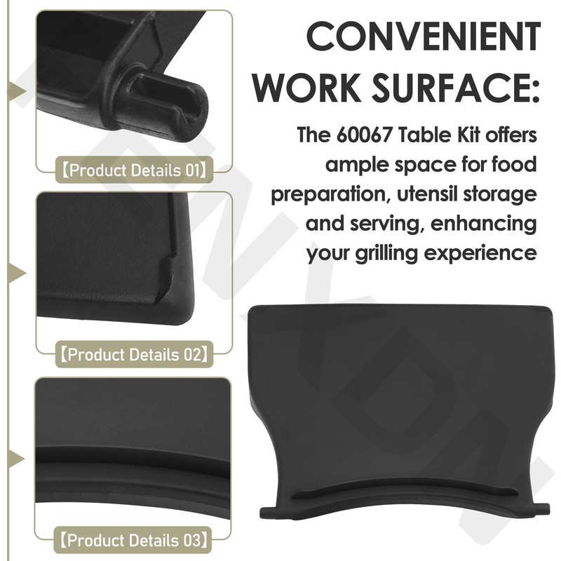 FENXDN 60067 Grill Table Kit Compatible with Weber 2014, Q1000,
