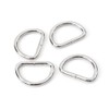 CooBigo 100 Pack 5/8" Dee Rings D-Ring Metal Buckle Strap