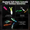 Goture Crappie Lures Kit, 128pcs Crappie Jigs Fishing Lures Kit,