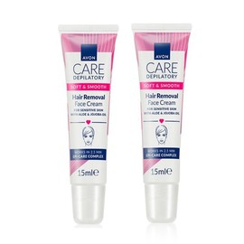 Avon Care Soft & Smooth Face Facial Hair Removal Depilatory Cream 15ml (2)