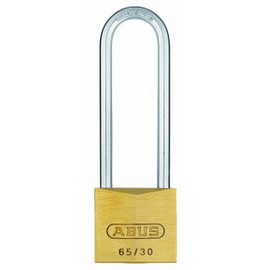 ABUS 12293 60mm Long Shackle Brass Padlock with 6301 Alike Keyed