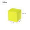 uxcell 25 Pcs Green Gift Boxes, 4"x4"x4" Kraft Paper Candy
