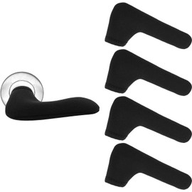 Juego de 4 fundas para manijas de puerta, material de goma de neopreno, anticongelante, anticongelante, protector de manija de puerta, funda de cojín para proteger las manos de quemaduras