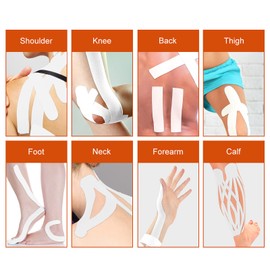 6PCS Sports Tape 3.8cm*9.14cm(1.5" x10yd (6pcs))