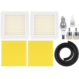 ZAMDOE 2 Pack A226002030 Air Filter + A226002040 Pre Filter for Echo SRM-2620 SRM-3020 BRD-2620 EB262 M262 C262 AHS262 Trimmers Blower Lawn Mower with Spark Plug Fuel Filter