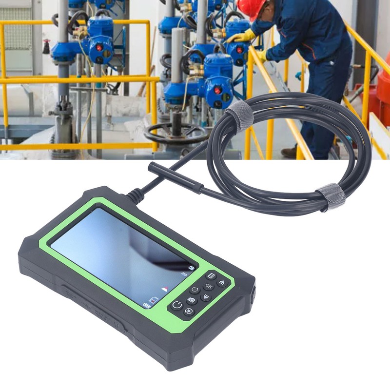 Endoscope Camera IP67 Waterproof 4.3in 8mm Lens 1080P Bending Borescope