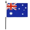 Australia Table Flag 5'' x 8'' plastic stick and base
