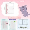 A7 Sealing Notebook, Transparent Binder, 6 Holes, Main Unit x