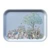 Stone Rabbit - Wooden Tray - Peter Rabbit - Little
