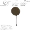 Dental Mirrors Mouth Mirrors #5 Front Surface, Simple Stem (12pc/Box)