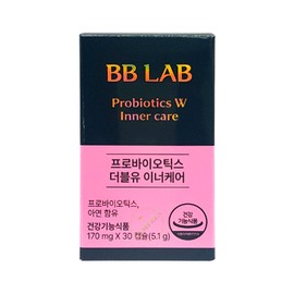 Nutrione BB Lab Probiotics W Inner Care Vaginal Derived Lactobacillus 30 Capsules 1 Month Supply / 뉴트리원 비비랩 프로바이오틱스 더블유W 이너케어 질유래 유산균 30캡슐 1개월분