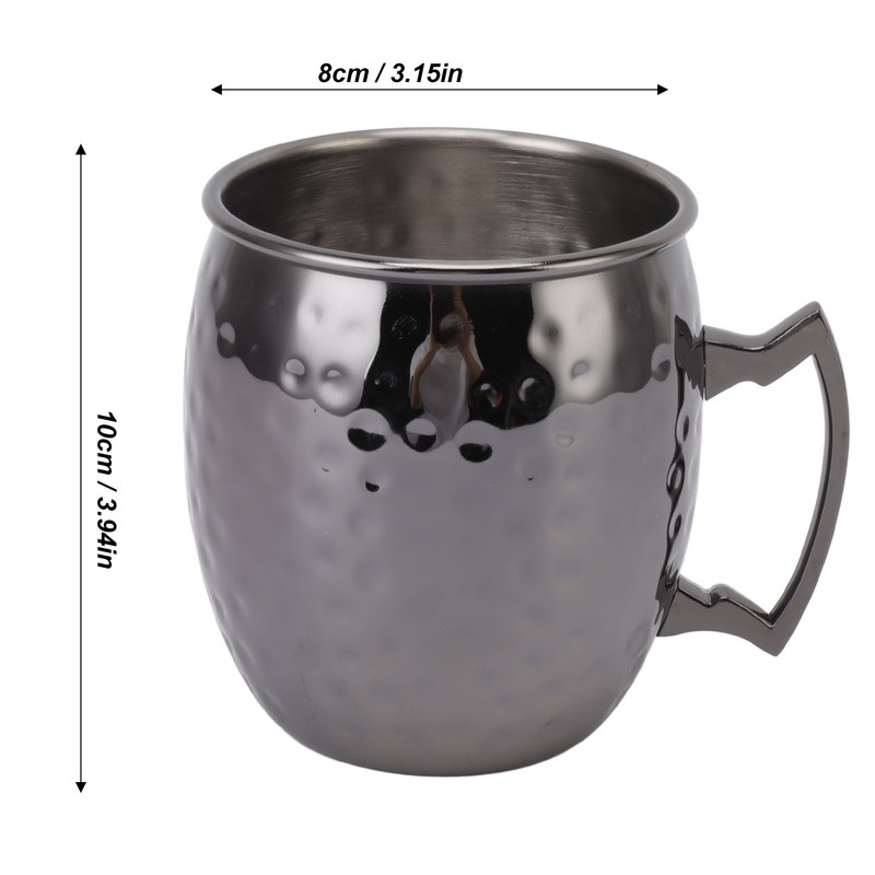Moscow Mule Mug 600ml Capacity Stainless Steel Beer Cocktail Cup
