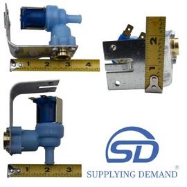 Supplying Demand WD15X10003 165D5792G001 Dishwasher Water Inlet Valve Replacement with Mounting Bracket