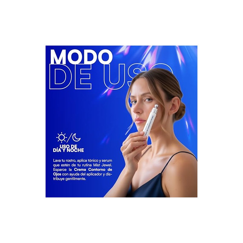 Mist Jewel Crema Contorno de Ojos para Ojeras y Bolsas,