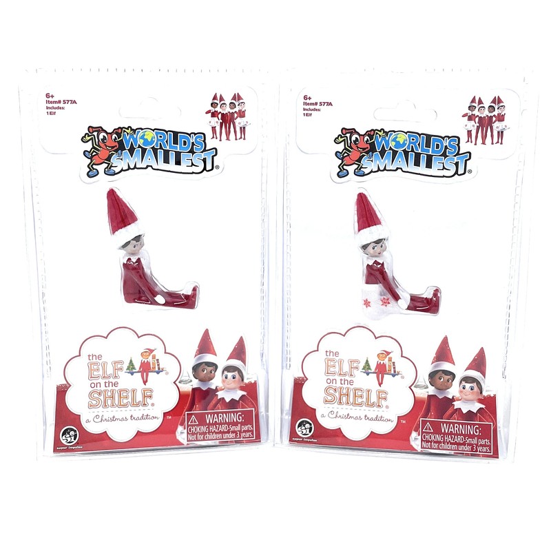 Worlds Smallest World's Smallest Elf on The Shelf Bundle Set