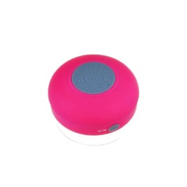 Unbranded Waterproof Bluetooth Wireless Speaker Handsfree Music Mic Suction Car Shower - Pink