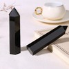 QINJIEJIE Large Obsidian Crystal Tower 4 Inch Healing Stone Crystals