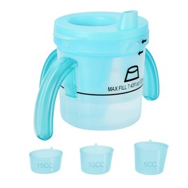 Healvaluefit Dysphagia Cup for Adult, Spill Proof Choke Proof Cup 5cc 10cc 15cc for Swallowing Problems, Gift Gadgets for Dementia, Parkinson's, Stroke