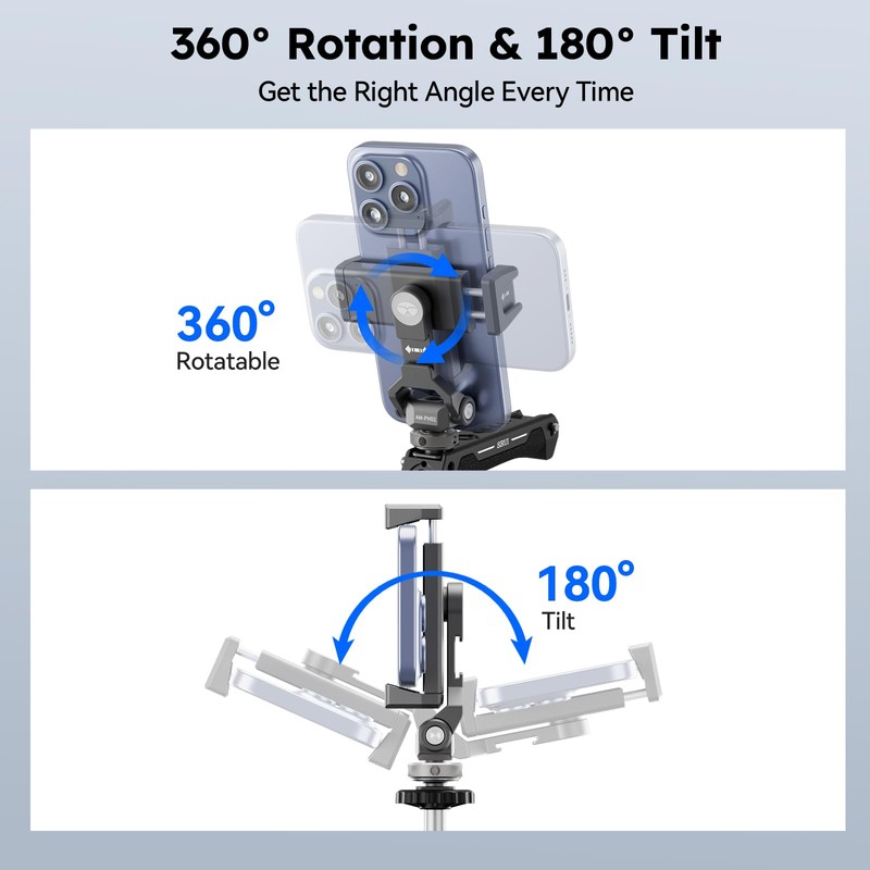 SIRUI Cold Shoe Phone Clamp