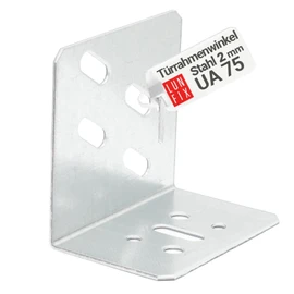 Door Post 80 x 55 x 65 mm Door Angle UA75 Door Connector Galvanised Drywall UA Profile & Plasterboard Wall CW Stop Angle with Adjustment Holes 2 mm Material Thickness