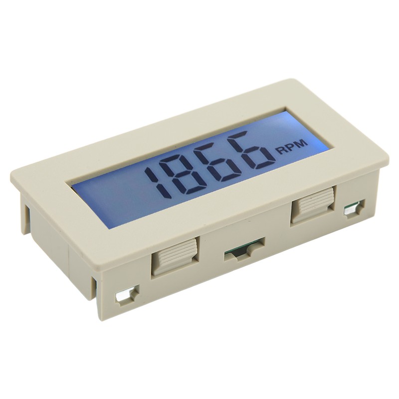 Motor Tachometer 10 to 9999 LCD Display Accurate Measurement RPM