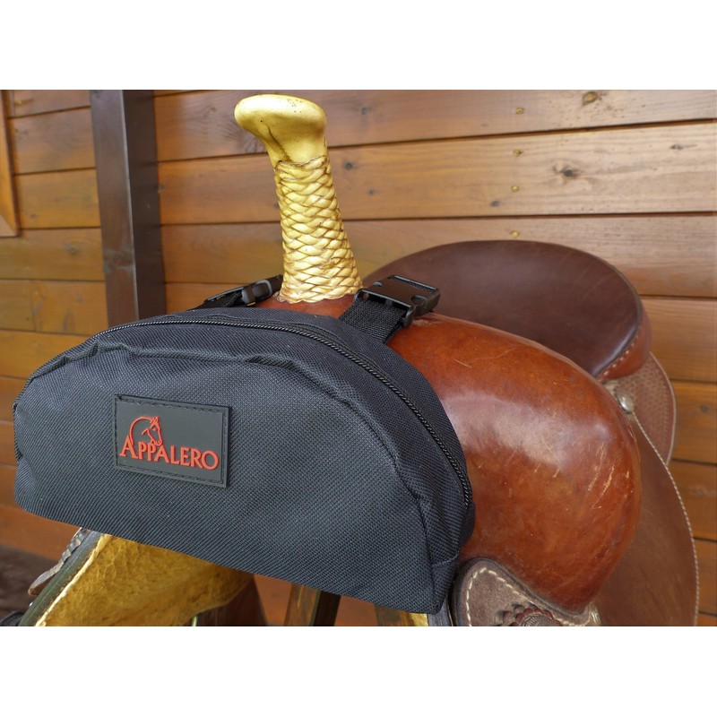 APPALERO Pommel Pocket Western Saddle Bag (Black)