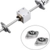3pcs Flange Ball Bearings KFL08 Mount Bearings Flange Pillow Block