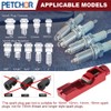 Universal Spark Plug Gap Tool with Feeler Gauge, Spark Plug