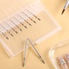 10 Piece Diamond Flame Cuticle Drill Bits with Case 3/32''