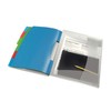 Esselte A4 Divider Book, Translucent, Integrated Index with 6 Compartments,