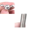 10pcs M4*16MM Butterfly Wing Bolts Stainless Steel Wing Nuts and